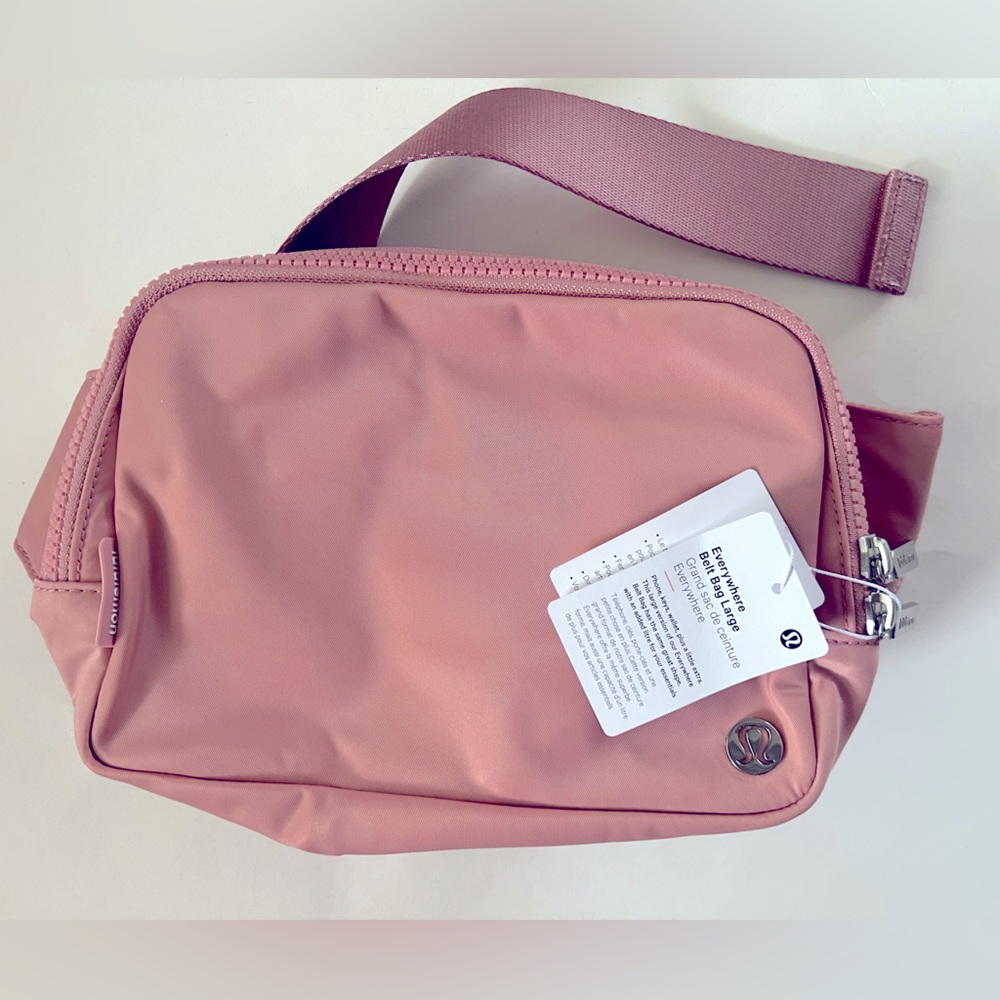 NWT Lululemon Everywhere Belt Bag Large 2L Pink Pastel